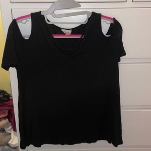 Black Off the Shoulder Top